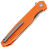 Нож SHOOZIZ HAN312 satin сталь DC53 рукоять Orange G10