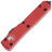 Нож Microtech Ultratech S/E black сталь M390 рукоять Red Aluminum (121-1RD)