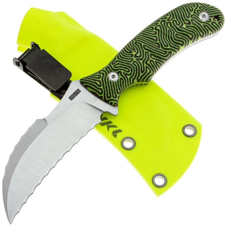 Нож WKL Мини Арли 04 сталь VG-10 рукоять микарта Crazyfiber