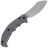 Нож FOX Anunnaki stonewash сталь N690 рукоять Grey G10 (FX-505 GR)