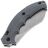 Нож FOX Anunnaki stonewash сталь N690 рукоять Grey G10 (FX-505 GR)