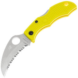 Нож Spyderco Ladybug 3 Salt сталь H-2 рукоять Yellow FRN (LYLS3HB)