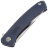 Нож NL Knives Аурум Нудист Tanto сталь ZDI-Elmax рукоять Blue Titanium