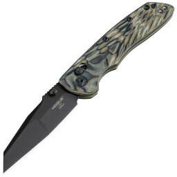 Нож Hogue Deka Wharncliffe Black сталь CPM-20CV рукоять Green G-Mascus (24268)