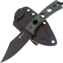 Нож Sencut Waxahachie Blackwash сталь 9Cr18MoV рукоять Green Micarta (SA11C)