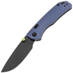 Нож Vosteed Marten blackwash сталь 154CM рукоять Purple Aluminum
