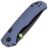 Нож Vosteed Marten blackwash сталь 154CM рукоять Purple Aluminum