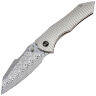 Нож WE Knife High-Fin XL сталь Hakkapella Damasteel рукоять Diamond Pattern Ti (WE24010-DS1)