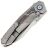 Нож Remette Kestrel satin сталь S35VN рукоять Gray Titanium/Colored Red CF (RTPO-B)