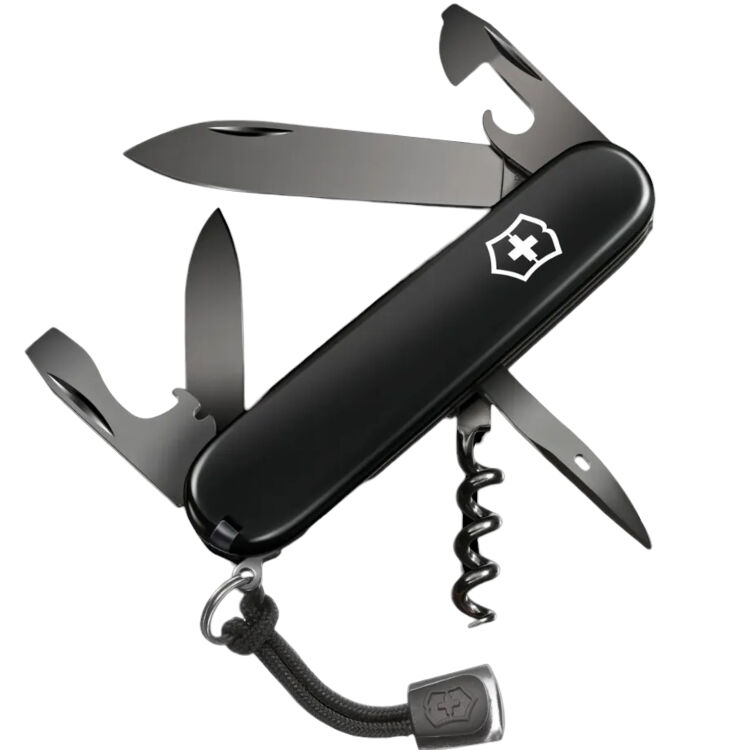Нож многофункц. Victorinox Spartan Onyx Black 91мм (1.3603.31P)