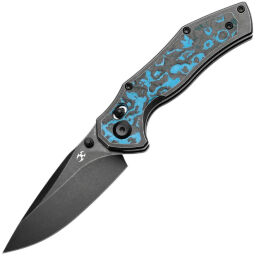 Нож Kansept Apollo blackwash сталь S35VN рукоять Ti/Arctic Storm FatCarbon