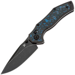Нож Kansept Apollo blackwash сталь S35VN рукоять Ti/Arctic Storm FatCarbon