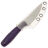 Нож UralEDC ТузЪ Слайсер сталь M390 рукоять Purple G10