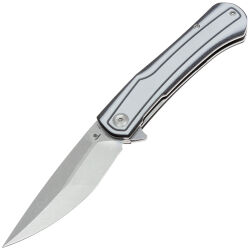 Нож Tenable Kratos stonewash сталь Nitro-V рукоять White/Black G10