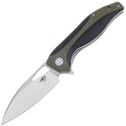 Нож Bestech Komodo сталь D2 рукоять Green G10 (BG26A)