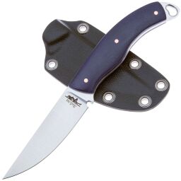 Нож 1-й Цех Лейла сатин сталь 440C рукоять Микарта фиолетовая
