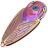 Нож Rike Knife Cicada сталь M390 рукоять Purple/Gold Ti