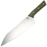 Нож кухонный Microtech 8" Chef Knife сталь M390MK рукоять OD Green G10 (3000-10OD)
