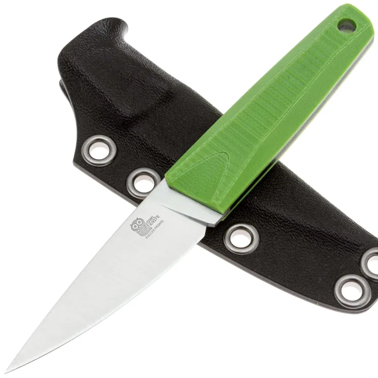 Нож Owl Knife Baby Tyto сталь N690 рукоять салатовый G10