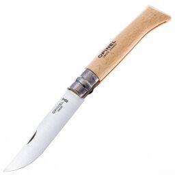 Нож Opinel №10 Tradition сталь 12C27 рукоять бук (123100)