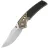 Нож WE Knife Skynix satin сталь M390 рукоять Champagne Titanium/Carbon Fiber