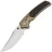 Нож WE Knife Skynix satin сталь M390 рукоять Champagne Titanium/Carbon Fiber