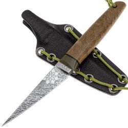 Нож Волчий Век Сечень Custom сталь PGK WA рукоять стабилизированный ясень