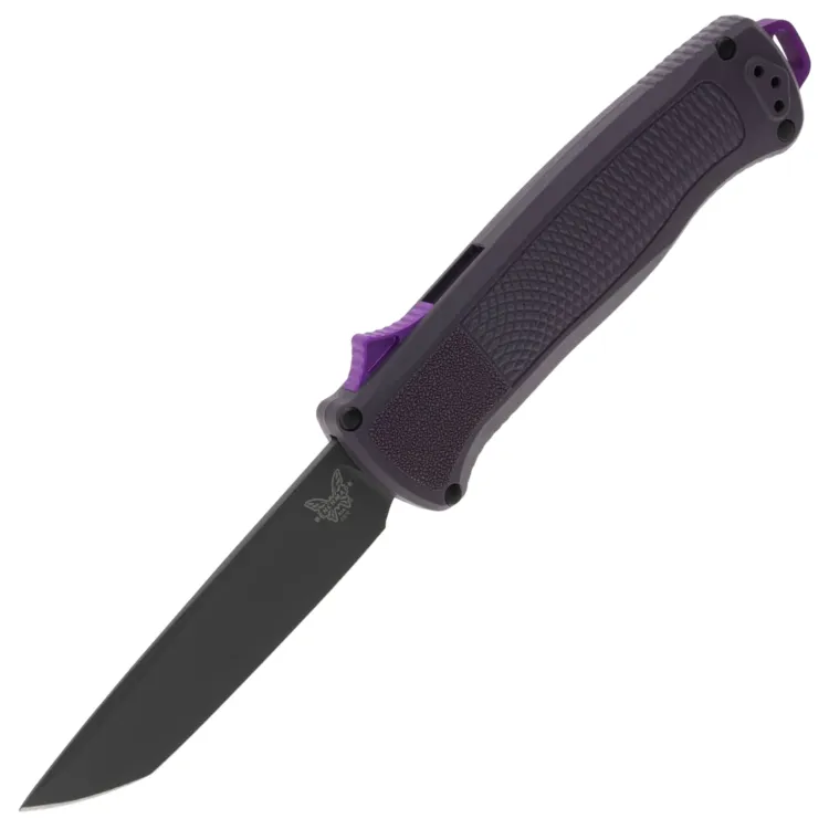 Нож Benchmade Shootout OTF cталь Cru-Wear рукоять Dark Purple Grivory (5370GY-06)