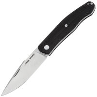 Нож Real Steel Serenity Slipjoint satin сталь N690 рукоять Black G10 (7681B)