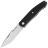 Нож Real Steel Serenity Slipjoint satin сталь N690 рукоять Black G10 (7681B)