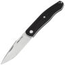Нож Real Steel Serenity Slipjoint satin сталь N690 рукоять Black G10 (7681B)
