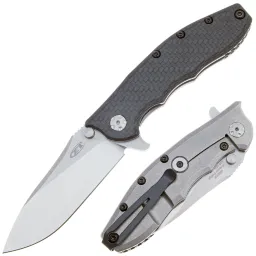 Нож ZT 0562CF Hinderer Slicer satin сталь MagnaCut рукоять Carbon Fiber/Ti