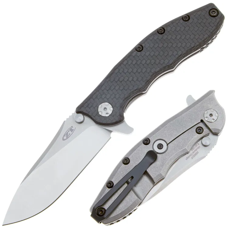 Нож ZT 0562CF Hinderer Slicer satin сталь MagnaCut рукоять Carbon Fiber/Ti