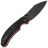 Нож Kansept Nesstreet blackwash сталь 154CM рукоять Black/Red G10