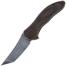 Нож CIVIVI Synergy 3 Tanto сталь Damascus рукоять Layered Black G10/Twill CF (C20075B-DS1)