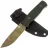 Нож HOT Knife Hoot burnt bronze camo сталь D2 рукоять Green Micarta