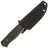 Нож HOT Knife Hoot burnt bronze camo сталь D2 рукоять Green Micarta