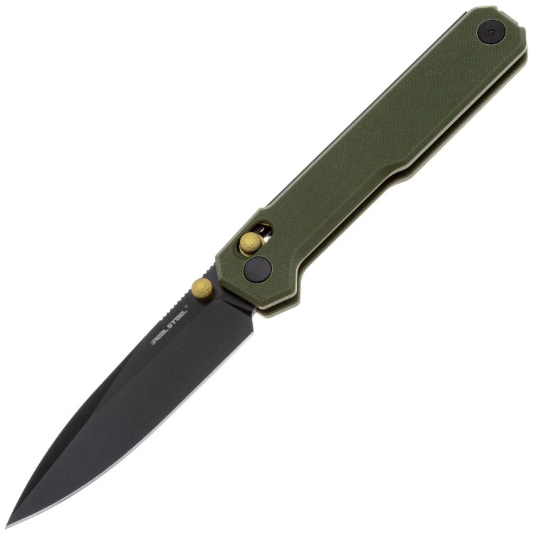 Нож Real Steel Perix black PVD сталь Nitro-V рукоять OD Green G10 (7121BG)
