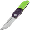 Нож Maxace Capsule-2 сталь 10CR15COMOV рукоять Green/Purple G10
