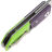 Нож Maxace Capsule-2 сталь 10CR15COMOV рукоять Green/Purple G10