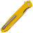 Нож SHOOZIZ HAN312 satin сталь DC53 рукоять Yellow G10