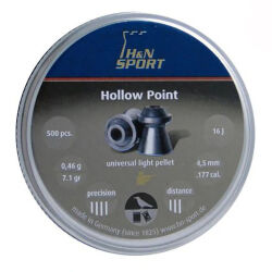 Пуля пневм. H&N Hollow Point 4.5мм 0,46гр 500шт