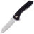 Нож CJRB Kicker сталь AR-RPM9 рукоять Black G10 (J1915-BK)