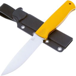 Нож Owl Knife Otus сталь N690 рукоять желтый G10