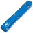 Нож Microtech Ultratech T/E Stonewash сталь M390 рукоять Blue Aluminum (123-10BL)