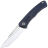 Нож NL Knives Аурум Нудист Tanto сталь М390 рукоять Blue Titanium