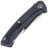 Нож NL Knives Аурум Нудист Tanto сталь М390 рукоять Blue Titanium