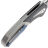 Нож Kansept Thoth сталь Damascus рукоять Beadblasted Ti/Arctic Storm FatCarbon