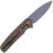 Нож WE Knife Shakan Stonewash сталь CPM-20CV рукоять Bronze Titanium (WE20052B-2)