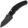 Нож Kizer Bulldog PVD сталь Nitro-V рукоять Black Aluminium